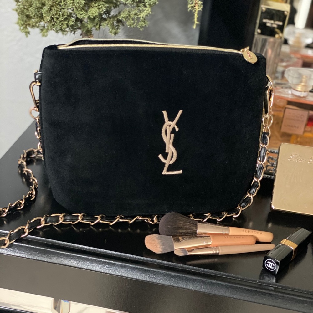 Authentic,YSL cosmetics bag